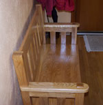 Oak Entry Bench