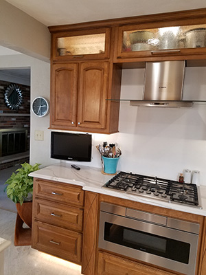 Bath Vanity and Mirror